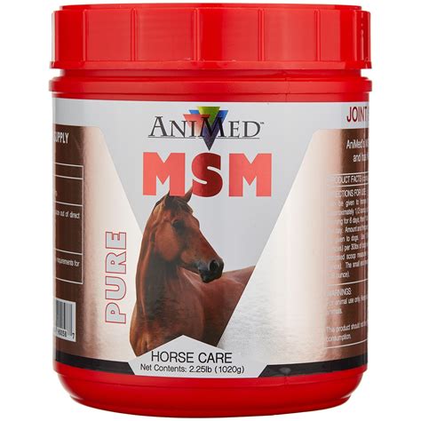 Animed Pure Msm Powder Joint Horse Supplement Riding Warehouse