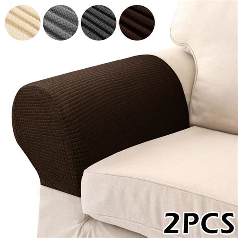 2Packs Stretch Armrest Covers Sofa Arm Covers for Chairs Couch Anti ...