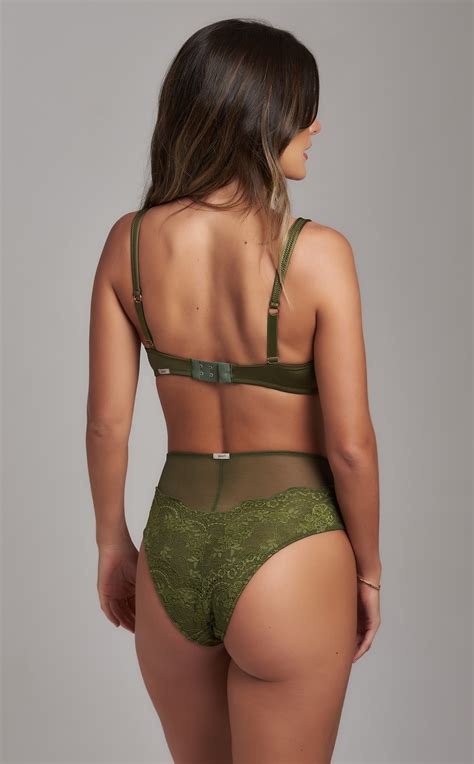 Sutiã Sem Bojo Aro Micro Sophia Verde Jescri Lingerie de qualidade e fabricação própria
