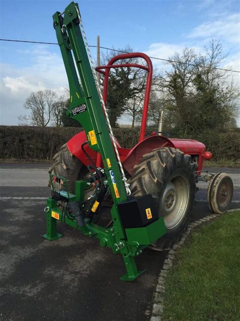 Post Driver Compact Vehicle Mounted County Fencing