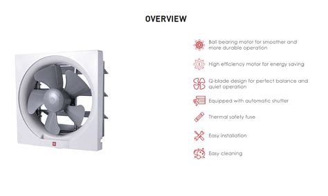 KDK 25AQM7 10 WALL MOUNT PROPELLER VENTILATOR EXHAUST FAN Kuala