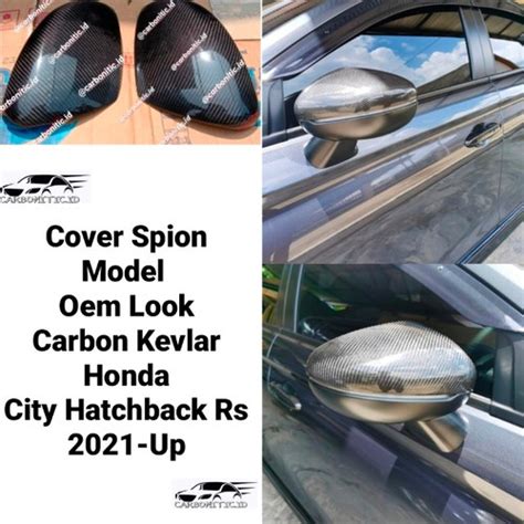 Jual Cover Spion Model Oem Honda City Hatchback Rs Up Carbon