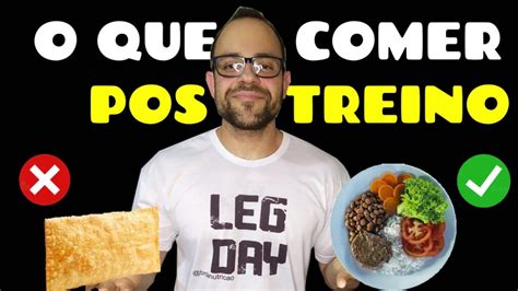 O Que Comer DEPOIS do TREINO 3 Refeições Prontas BR