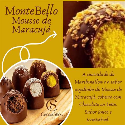 MonteBello é uma deliciosa casquinha de Chocolate ao Leite Cacau Show