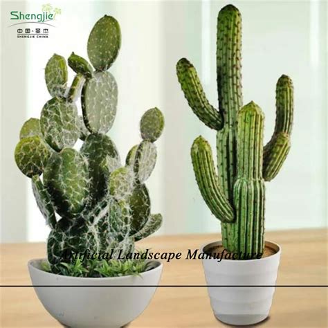 Artificial Evergreen Cactus Plant Decorative Outdoor Cactus On Sale