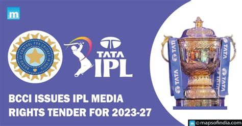 Ipl Media Rights Bcci Issues Tender Announces E Auction From June 12