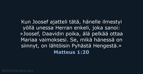 Joulukuuta P Iv N Raamatun Jae Matteus Dailyverses Net