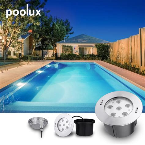 18W 316ss Stainless Steel Recessed IP68 LED Underwater Pool Light