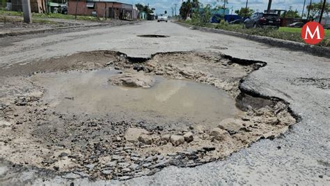 Lluvias Provocan Enormes Baches En Calles De Matamoros Tamaulipas