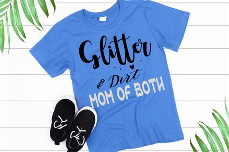 Glitter And Dirt Mom Of Both Svg Design Graphic By Md Rafiq · Creative