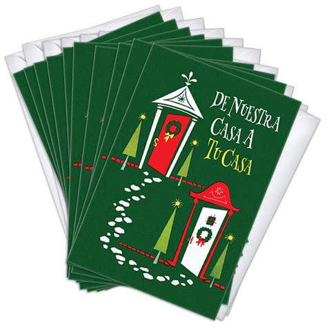 Casa Español Spanish Christmas Greeting Cards 20 Pack Bulk Set 4x6