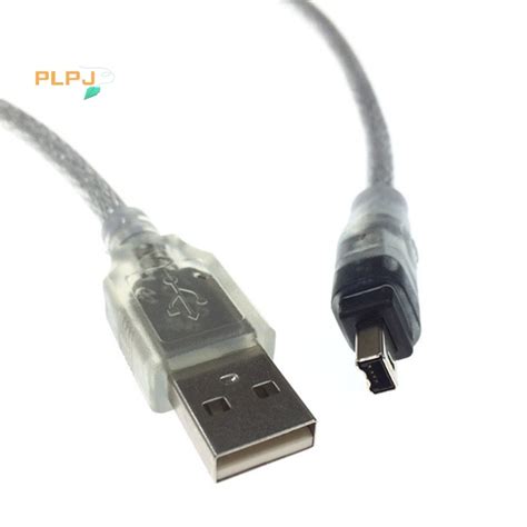 Plpj สายเคเบิลอะแดปเตอร์ Usb ตัวผู้ เป็น Firewire Ieee 1394 4 Pin ตัวผู้ Ilink 1394 ใหม่