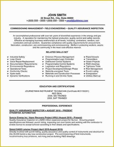 Free Oil And Gas Resume Templates Of Top Oil Gas Resume Templates