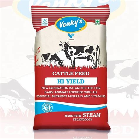 Store In Cool And Dry Place Venky S Hi Yield Cattle Feed Packaging