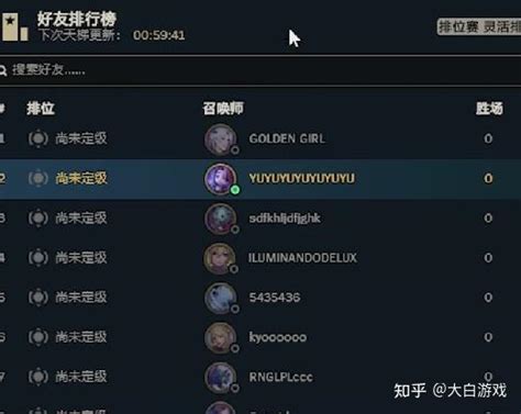 Lol全新的排位交互系统来了，可以第一时间查看队友段位。 知乎