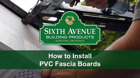 How To Install Pvc Fascia Boards Youtube