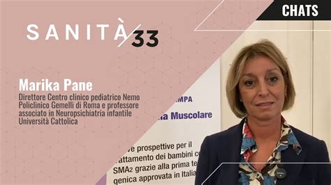 Intervista A Marika Pane Direttore Centro Clinico Pediatrico Nemo