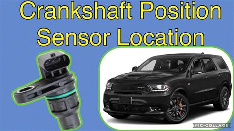 Crankshaft Position Sensor Location On A Dodge Durango L Youtube