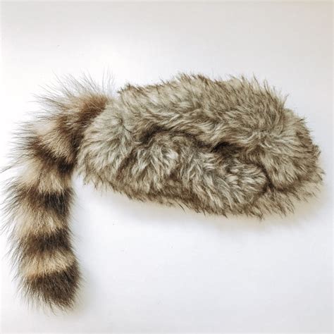 Faux Raccoon Tail Hat Moonrise Kingdom