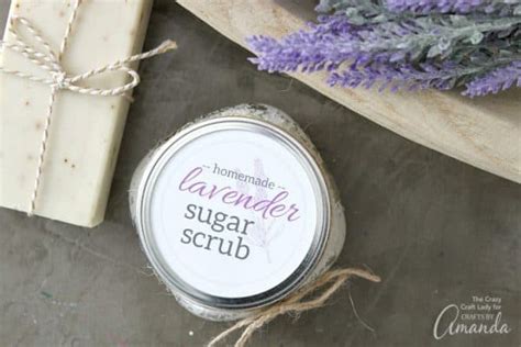 Lavender Sugar Scrub Crafts By Amanda Mother S Day Crafts