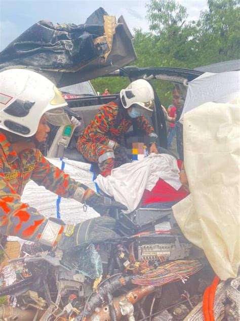 Pacuan Empat Roda Bertembung Lori Satu Maut Dua Cedera Deasoka