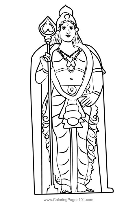 Entrance At Batu Cave Coloring Page For Kids Free Malaysia Printable