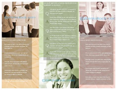 Sample Business Brochure Outside Template Pdfsimpli
