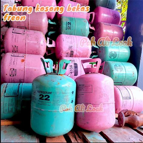 Jual Tabung Angin Tebal Tangki Kosong Bekas Tanki Gas Freon Shopee