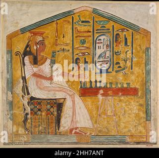 La reine Néfertari jouant senet La tombe de Nefertari l épouse du