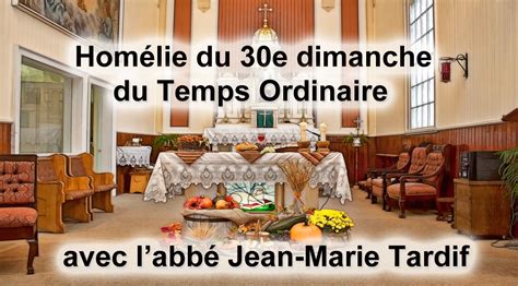 Homélie du 30e dimanche du Temps Ordinaire 2017 Paroisse Saint