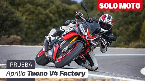 Aprilia Tuono V Factory Prueba Review En Espa Ol Youtube