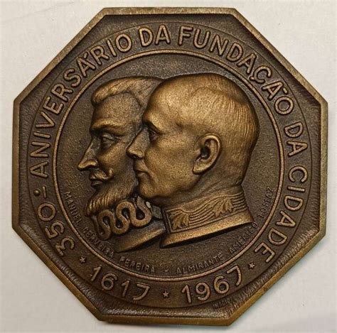 Medalha Cidade De Benguela Anos Filatelia Do Chiado