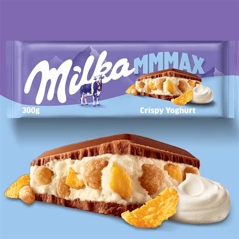 Milka Mmmax Czekolada Mleczna Crispy Joghurt 300 G Sklep KupSlodycze