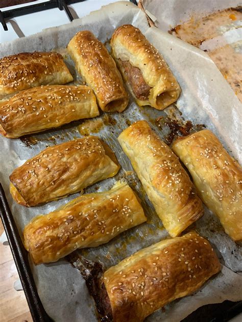 Beef Sausage Rolls And An Exploded One Dining And Cooking