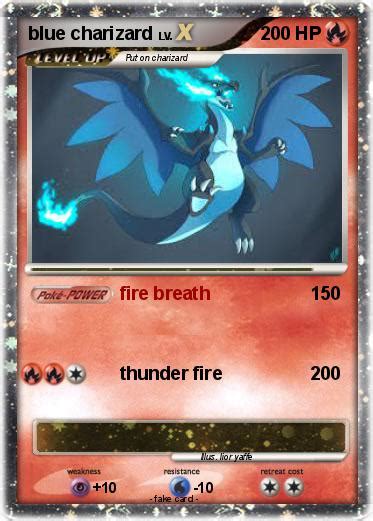 Pokémon blue charizard 18 18 - fire breath - My Pokemon Card