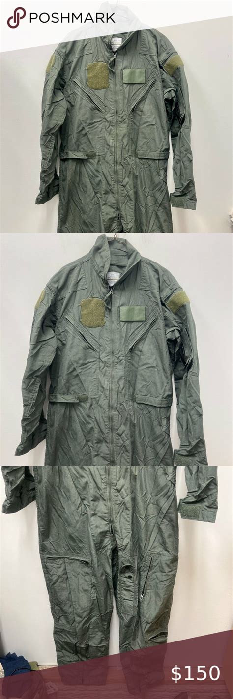 NEW GENUINE US AIR FORCE GREEN NOMEX FIRE RESISTANT FLIGHT SUIT CWU 27