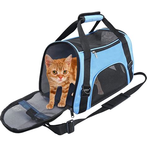 soft sided portable pet carrier bag  travel outdoor adventures