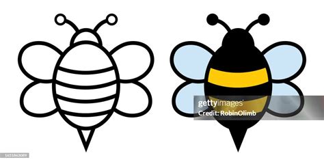 Bumble Bee Line Art High Res Vector Graphic Getty Images