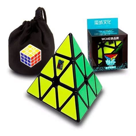 Cubo Rubik Pyraminx Moyu Meilong Jinzita Base Negra Flex MercadoLibre