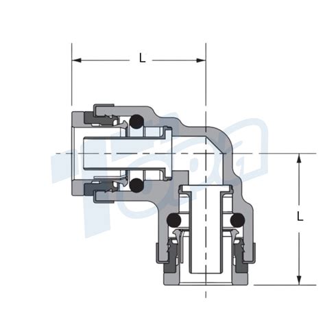 Elbow Dot Composite Push Connect Fitting Factory Topa