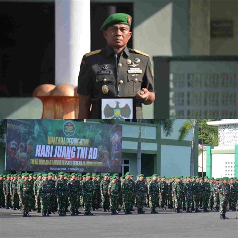 Korem Gatam Gelar Upacara Hari Juang Tni Ad Ke Tahun