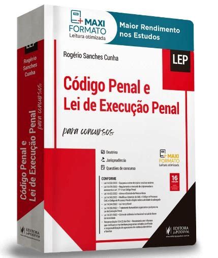 C Digo Penal E Lei De Execu O Penal Para Concursos