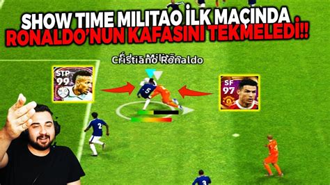 Show Time Militao Lk Ma Inda Ronaldonun Kafasini Tekmeled