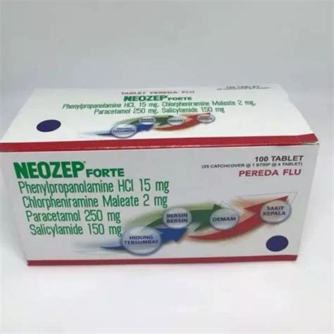 Neozep Forte Sebox Isi 25 Strip Lazada Indonesia