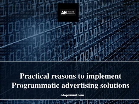 Ppt Practical Reasons To Implement Programmatic Advertising Solutions