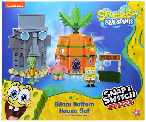 Spongebob Squarepants Snap Switch Bikini Bottom House Construction Set ...