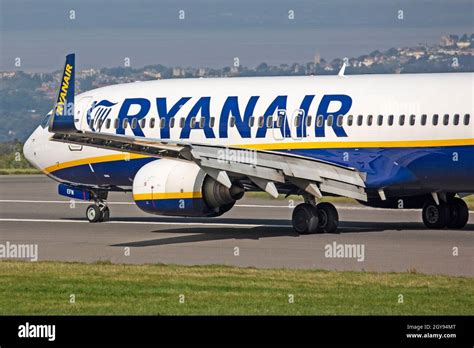 A Ryanair Boeing 737 800 Airliner At Bristol Lulsgate Airport England