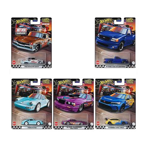 Hot Wheels Premium Boulevard Set 5 Miniaturas GJT68 944W Mini Hunts