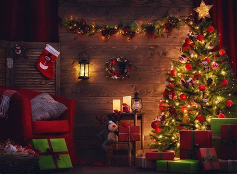 Cozy Christmas Corner 4K Ultra HD Wallpaper