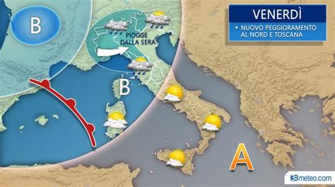 Meteo Italia Venerd Perturbazione In Arrivo Dalla Francia